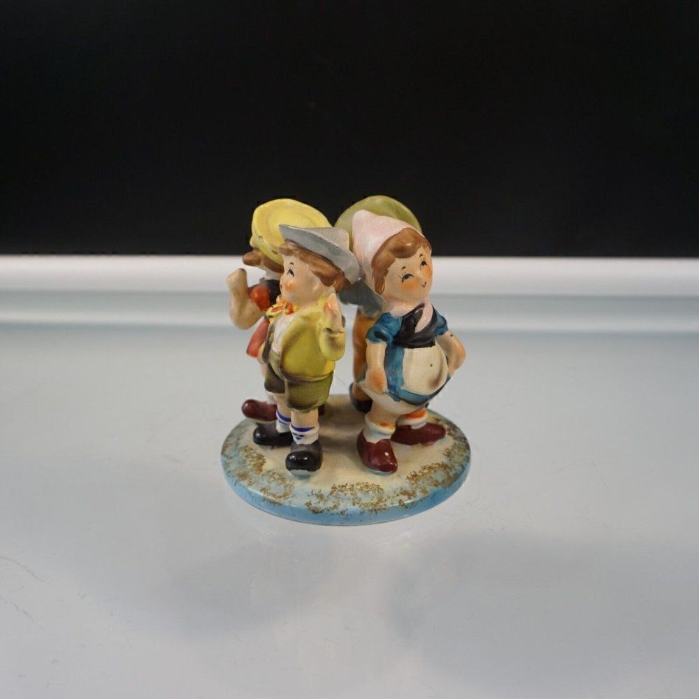 Vintage Decorative 4 Kids Figurine Apco Japan